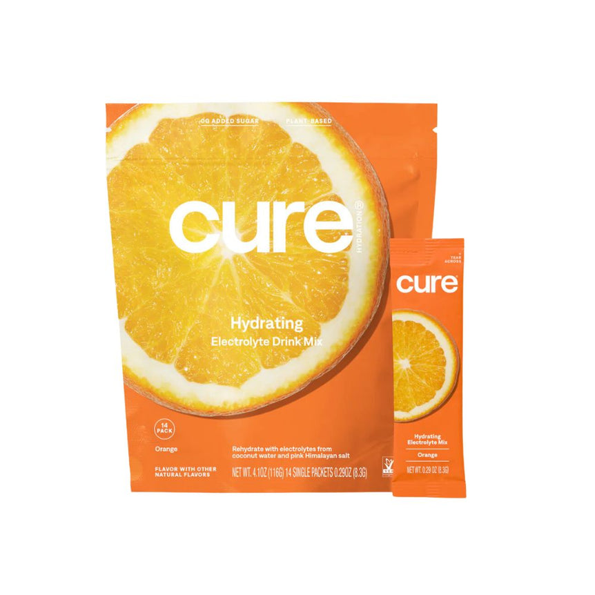 Hydratisierender Elektrolytmix mit Orangengeschmack - Cure Hydration